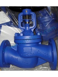 DIN WCB bellow seal flange globe valve